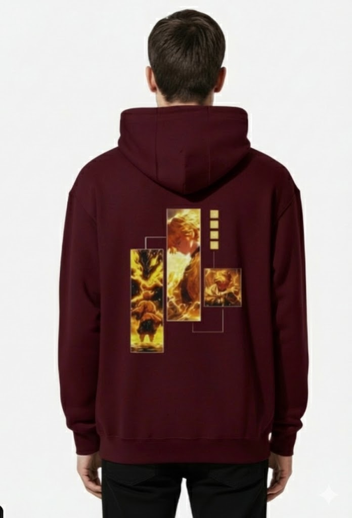 Zenitsu Agatsuma "Demon Slayer" Anime Graphic Hoodie (UH24 Premium